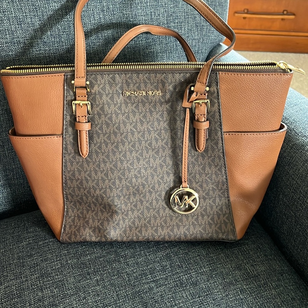 Michael Kors brown tote